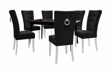 Spisegruppe - Svart - Møbler - Bord - Spisegruppe
