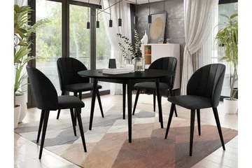 Spisegruppe - Svart - Møbler - Bord - Spisegruppe