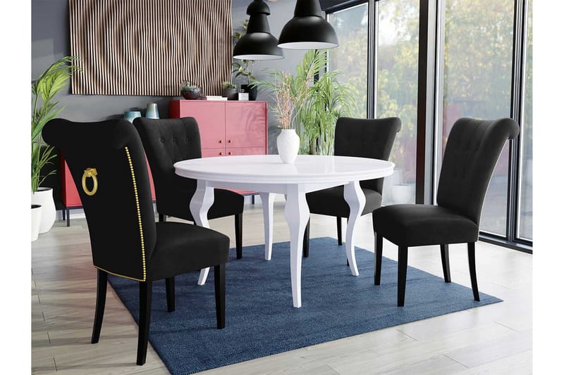 Spisegruppe - Svart - Møbler - Bord - Spisegruppe