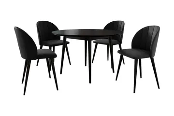 Spisegruppe - Svart - Møbler - Bord - Spisegruppe