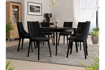 Spisegruppe - Svart - Møbler - Bord - Spisegruppe