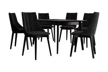 Spisegruppe - Svart - Møbler - Bord - Spisegruppe