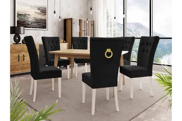 Spisegruppe - Svart - Møbler - Bord - Spisegruppe