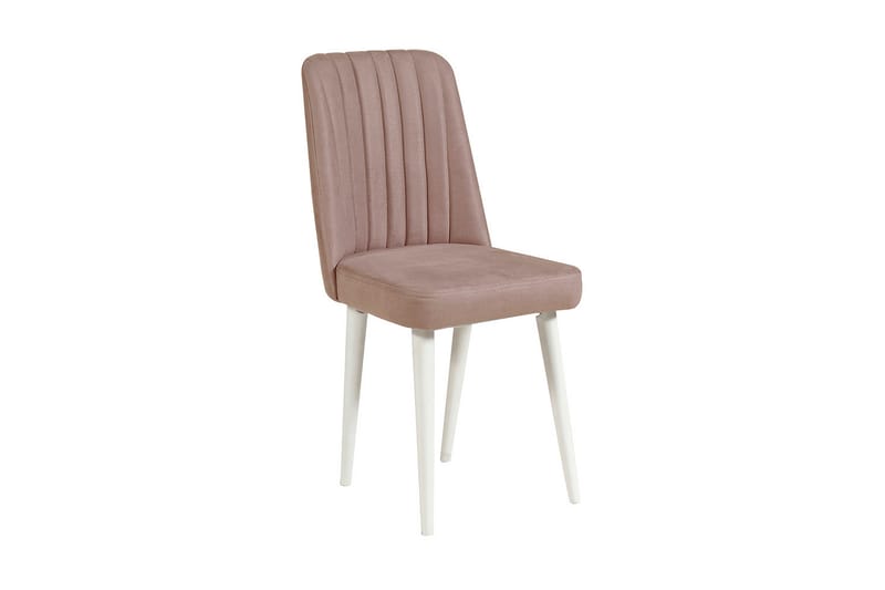 Spisegruppe Vinadi Forlengningsbar 129 cm - Hvit/Grå - Møbler - Bord - Spisegruppe