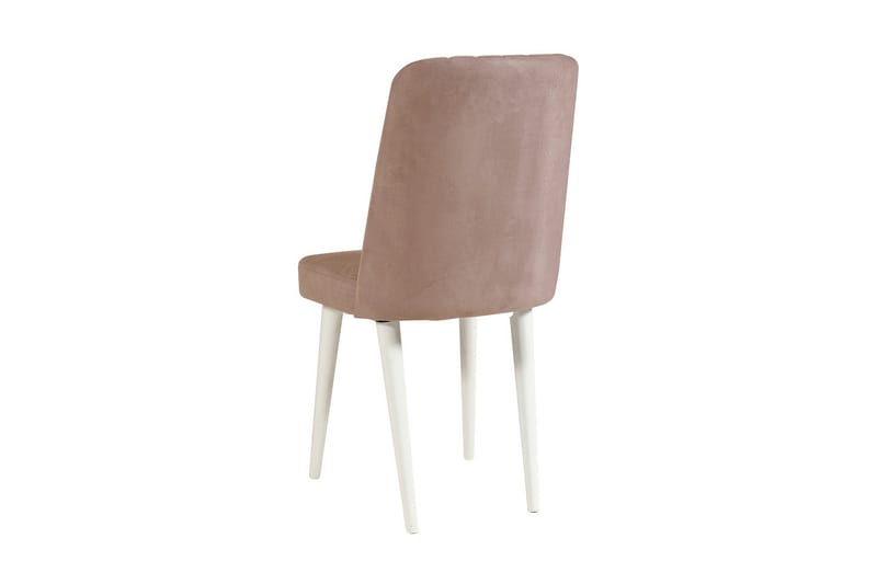 Spisegruppe Vinadi Forlengningsbar 129 cm - Hvit/Grå - Møbler - Bord - Spisegruppe