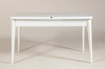 Spisegruppe Vinadi Forlengningsbar 129 cm - Hvit/Grå - Møbler - Bord - Spisegruppe