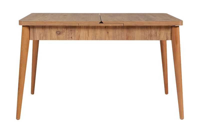 Spisegruppe Vinadi Forlengningsbar 129 cm - Natur/Grå/Brun - Møbler - Bord - Spisegruppe