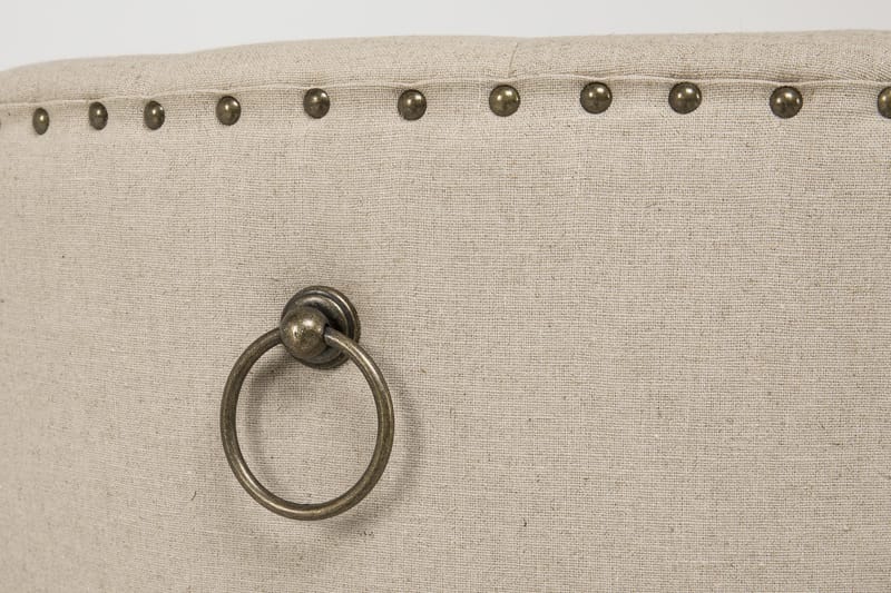 Spisegruppe Yorkshire Ø150 cm Rund Vintage Natur/Hvit/Beige - 4 Ophelia Stoler - Møbler - Bord - Spisegruppe