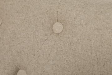Spisegruppe Yorkshire Ø150 cm Rund Vintage Natur/Hvit/Beige - 6 Ophelia Stoler - Møbler - Bord - Spisegruppe