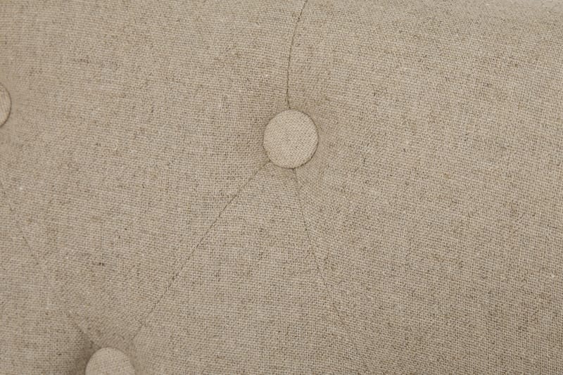 Spisegruppe Yorkshire Ø150 cm Rund Vintage Natur/Hvit/Beige - 6 Ophelia Stoler - Møbler - Bord - Spisegruppe