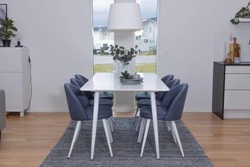 Spisegruppe Ypas 180 cm + 6 Sedavi Spisestoler - Møbler - Bord - Spisegruppe