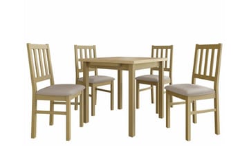 Spisegruppe Patrickswell - Beige/Tre - Møbler - Bord - Spisegruppe