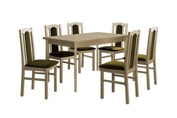 Spisegruppe Patrickswell - Grønn/Beige - Møbler - Bord - Spisegruppe