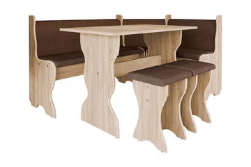 Thomas Kjøkkenmøbelsett - Beige / Hvit - Møbler - Bord - Spisegruppe