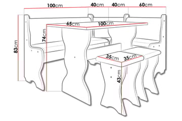 Thomas Kjøkkenmøbelsett - Møbler - Bord - Spisegruppe
