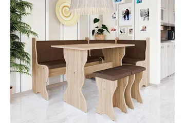 Thomas kjøkkenmøblement - Beige/Hvit - Møbler - Bord - Spisegruppe