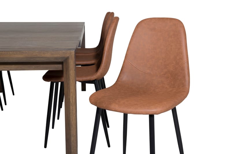 Torresolana Spisebord med 8 Pontus kjøkkenstoler Kunstlær - Møbler - Bord - Spisegruppe