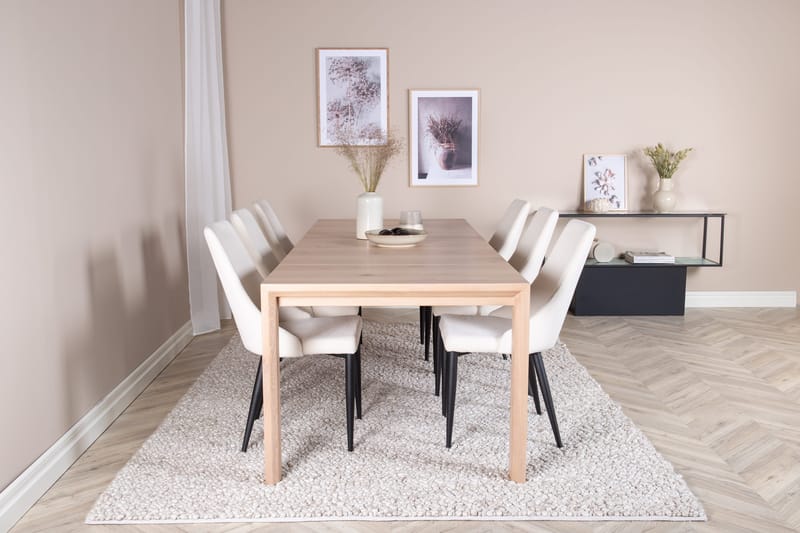 Torresolana Spisegruppe 170 cm + 6 Ludde Spisestoler - Møbler - Bord - Spisegruppe