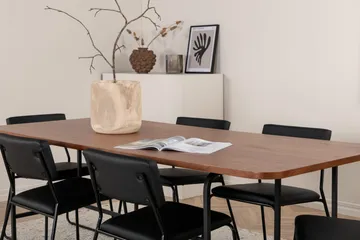 Uno spisebord med 6 Kenth Spisestol - Møbler - Bord - Spisegruppe