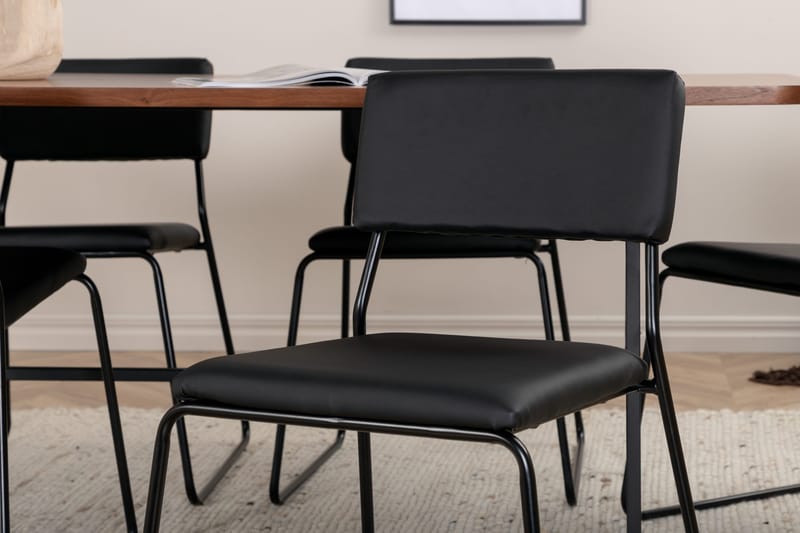 Uno spisebord med 6 Kenth Spisestol - Møbler - Bord - Spisegruppe