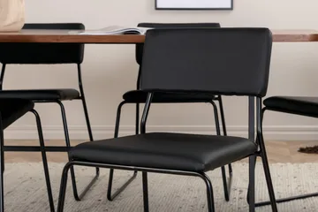 Uno spisebord med 6 Kenth Spisestol - Møbler - Bord - Spisegruppe