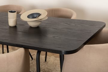 Uno Spisebord med 6 stk Berit Spisestol - Møbler - Bord - Spisegruppe