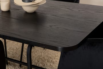 Uno Spisebord med 6stk Berit Spisestol - Møbler - Bord - Spisegruppe