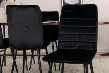 Uno Spisebord med 6stk Windu Lyx Spisestol - Møbler - Bord - Spisegruppe