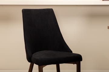 Unos Spisegruppe 200 cm inkl. 6 Campomar Stoler - Valnøttbrun/Svart - Møbler - Bord - Spisegruppe