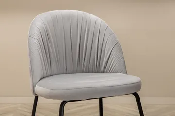 Unos Spisegruppe 200 cm inkl. 6 Foyos Stoler - Valnøttbrun/Svart/Grå - Møbler - Bord - Spisegruppe