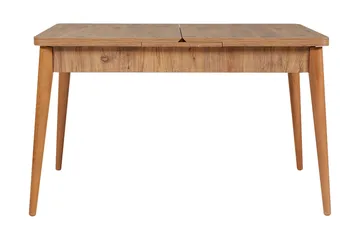 Valsot Forlengningsbar Spisegruppe 129 cm - Natur/Grå/Brun - Møbler - Bord - Spisegruppe