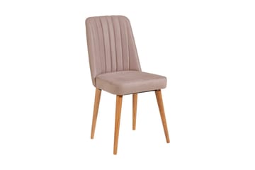 Valsot Forlengningsbar Spisegruppe 129 cm - Natur/Grå/Brun - Møbler - Bord - Spisegruppe