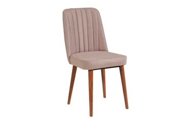 Valsot Uttrekkbar spisegruppe 129 cm - Hvit/Grå - Møbler - Bord - Spisegruppe