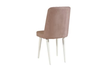 Valsot Uttrekkbar spisegruppe 129 cm - Hvit/Grå - Møbler - Bord - Spisegruppe