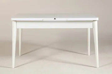 Valsot Uttrekkbar spisegruppe 129 cm - Hvit/Grå - Møbler - Bord - Spisegruppe