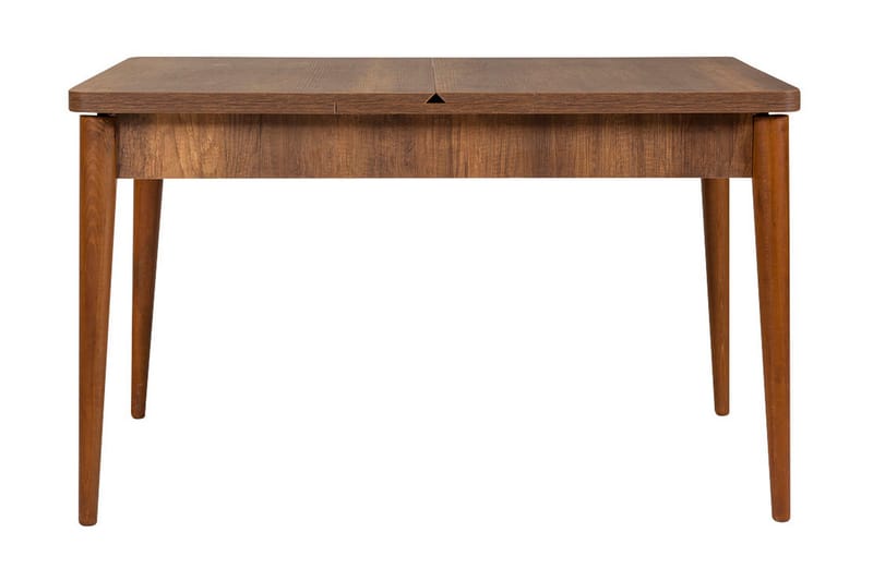 Valsot Uttrekkbar spisegruppe 129 cm - Hvit/Mørkebrun - Møbler - Bord - Spisegruppe