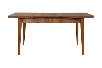 Valsot Uttrekkbar spisegruppe 129 cm - Hvit/Mørkebrun - Møbler - Bord - Spisegruppe