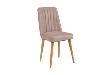 Valsot Uttrekkbar spisegruppe 129 cm - Natur/Grå/Brun - Møbler - Bord - Spisegruppe