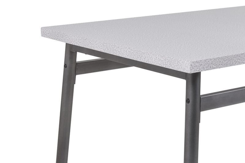 Velden Spisegruppe 110 cm Inkl. 4 Stoler - Grå / Svart - Møbler - Bord - Spisegruppe