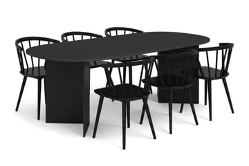 220 cm - Svart