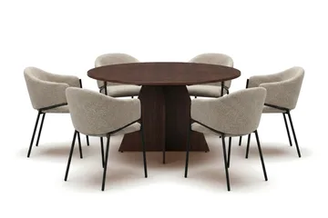 130 cm - Mørk brun