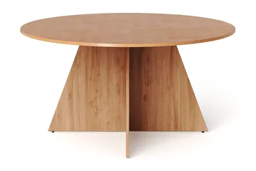 Vera Spisegruppe rund 150 cm Eik med 6 Malte Spisestoler - Eik - Møbler - Bord - Spisegruppe