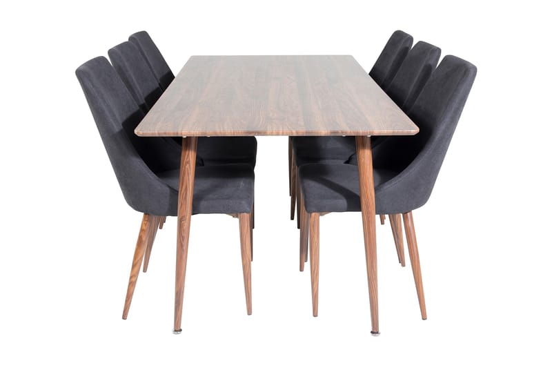 Ypas Spisebord 180 cm med 6 Campomar Spisestoler - Møbler - Bord - Spisegruppe