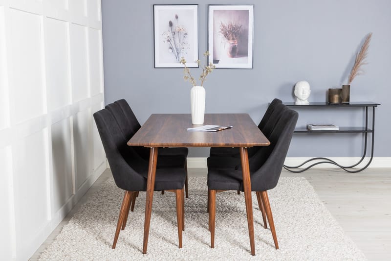 Ypas Spisebord 180 cm med 6 Campomar Spisestoler - Møbler - Bord - Spisegruppe