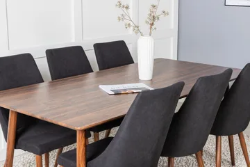 Ypas Spisebord 180 cm med 6 Campomar Spisestoler - Møbler - Bord - Spisegruppe