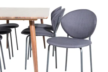 Ypas Spisebord 180 cm med 6 Moncoll Spisestoler - Møbler - Bord - Spisegruppe
