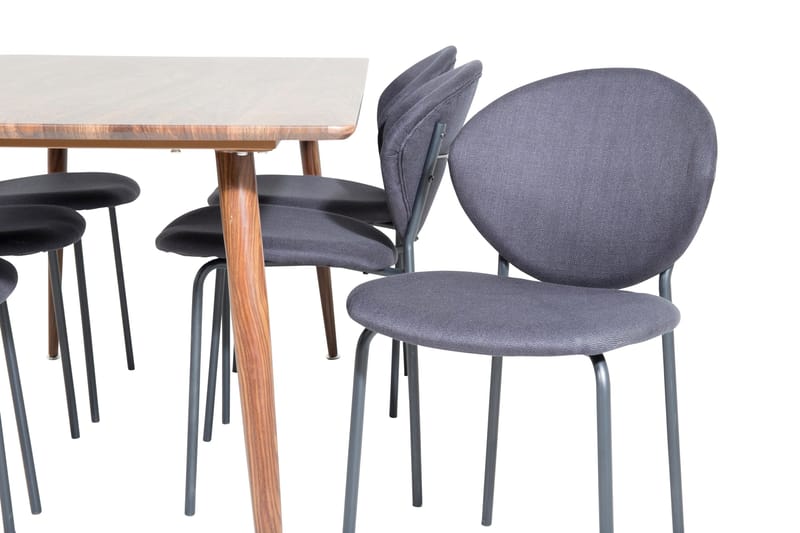Ypas Spisebord 180 cm med 6 Moncoll Spisestoler - Møbler - Bord - Spisegruppe