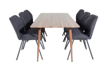 Ypas Spisebord 180 cm med 6 Sumoas Spisestoler - Møbler - Bord - Spisegruppe