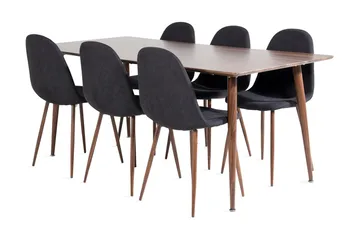 Ypas Spisebord 180 cm Med 6 Ypas Spisestoler - Møbler - Bord - Spisegruppe