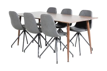Ypas Spisebord 180 cm Med 6 Ypas Spisestoler - Møbler - Bord - Spisegruppe